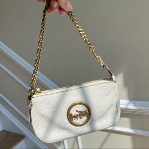 COACH Horse&Carriage Leather Wristlet